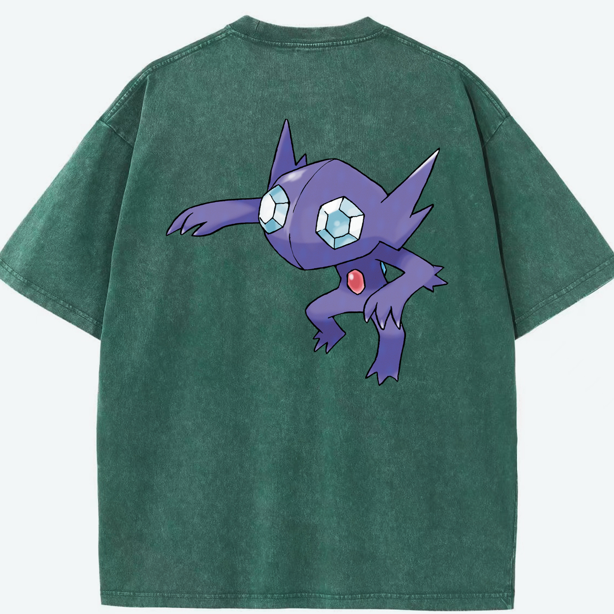 （画像用） ポケットモンスター Pokémon 綿100% ヴィンテージ風 半袖Tシャツ（背面プリント）